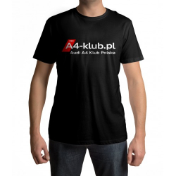 Koszulka czarna Audi A4 Klub Polska rozmiar XXL