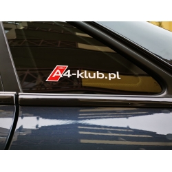 Naklejki Audi A4 Klub Polska - pakiet 2szt