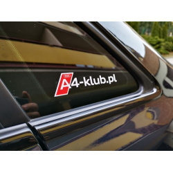 Naklejki Audi A4 Klub Polska - pakiet 2szt